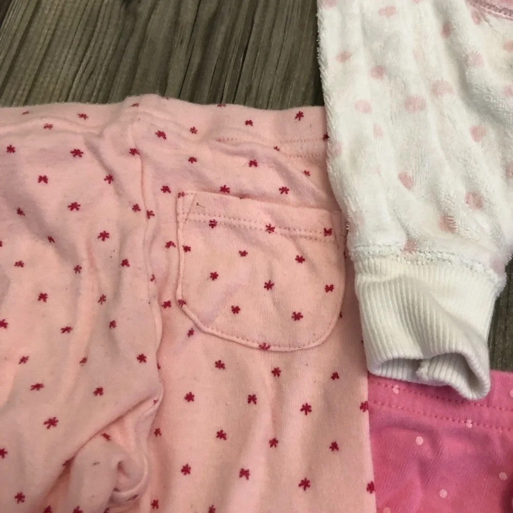 Carters Baby‎ girl 3 months pink printed leggings bundle